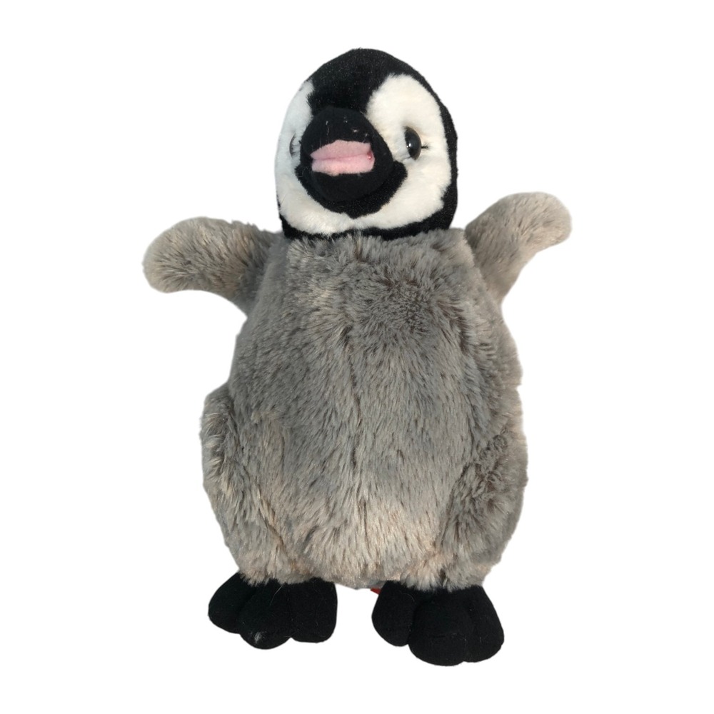 Wild Republic Penguin Chick Plush Stuffed Animal Gray Black White 11 inch‎